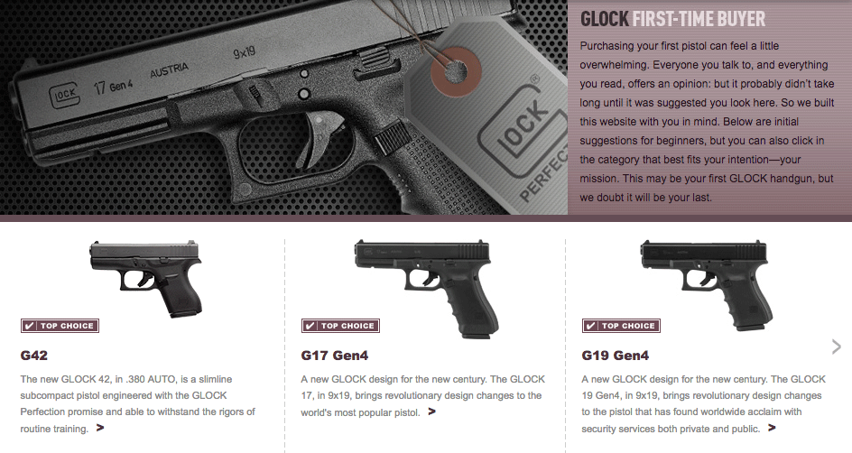 Glock product line